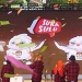 Peluncuran Maskot Pemilu 2024, Sura dan Sulu di Pantai Karnaval Ancol.(purwokerto.suara.com)
