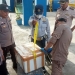 Gabungan personil Polsek KPG Polres Gorontalo Kota dan petugas karantina ikan dan hewan menemukan 30Kg daging babi dan tikus di pelabuhan Penyeberangan, Sabtu (17/12/2022). (Foto: Istimewa)