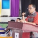 Sekertaris Daerah Kota Gorontalo, Ismail Madjid menghadiri kegiatan rapat Milad ke 1 SILAKNAS PB IKA SMP Negeri 1 Kota Gorontalo, Sabtu (17/12/2022). (Foto: Humas)