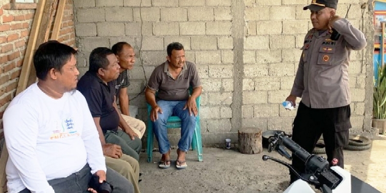 Kapolsek Kota Utara, Kota Gorontalo Blusukan ke Rumah Warga