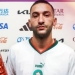 Potret Hakim Ziyech usai menerima man of the match laga Maroko vs Belgia. [Twitter.com/EnMaroc]