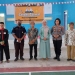 Wakil Bupati Merlan S. Uloli membuka kegiatan cerdas cermat tingkat SMA/SMK/MA se Kabupaten Bone Bolango yang diselenggarakan oleh Pemuda Pemudi Cinta Islam (PECI) di Aula Kantor Camat Kabila, Sabtu (3/9/2022). (Foto Indra/Gopos)