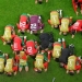 Pemain Maroko sujud syukur usai mengalahkan Spanyol di babak 16 besar Piala Dunia 2022 di Education City Stadium, Selasa (6/12/2022). [AFP]