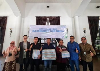 BPJS Ketenagakerjaan Cabang Gorontalo memperat silaturahmi dengan seluruh agen PERISAI lewat kegiatan Gathering Agen PERISAI yang diselenggarakan di Restoran Angelato Kota Gorontalo, Jumat (9/12/2022). (Foto Istimewa)
