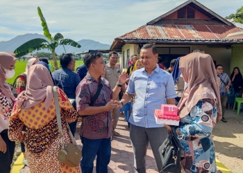 Aleg DPRD Kota Gorontalo, Dapil III, Saat melakukan reses masa sidang ke satu tahun 2022. Foto istimewa