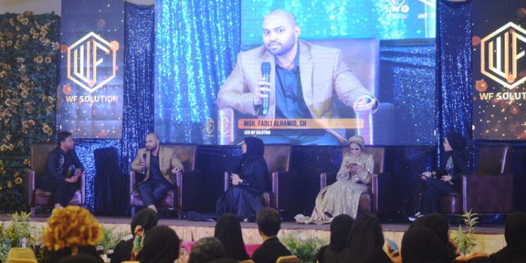 WF SOLUTION - Grand Opening WF Solution di Hotel CityMall Gorontalo, Ahad (19/12/2022). (Foto: Putra/Gopos)