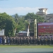 Pelaksanaan apel gelar pasukan Ops Lilin Otanaha 2022 yang dilaksanakan di Lapangan Mapolda Gorontalo, Kamis (22/12/2022). (Foto: Putra/Gopos)