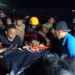 Proses evakuasi korban tenggelam di aliran Sungai Bone di Limbuwahu, Desa Poduwoma, Kecamatan Suwawa, Bone Bolango, Sabtu (24/12/2022). (istimewa)