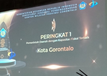 Pemkot Gorontalo Raih Tiga Penghargaan, Salah Satunya dari Kementerian Keuangan. (Foto: Humas)