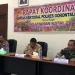 Jelang Nataru, Polres Gorut Gelar Rapat Koordinasi Lintas Sektor