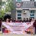 Mahasiswa Universitas Negeri Gorontalo yang melaksanakan Projek Budaya di Desa Ayumolinggo.