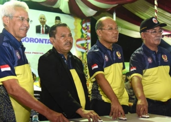 Pembukaan rangkaian pekan olahraga Provinsi (Porprov) Gorontalo, Sabtu (17/12/2022) (hms/pemprov)