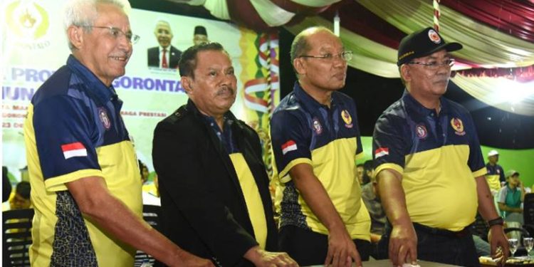 Pembukaan rangkaian pekan olahraga Provinsi (Porprov) Gorontalo, Sabtu (17/12/2022) (hms/pemprov)