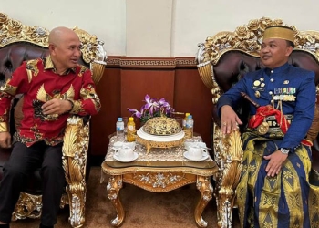 Bupati Pohuwato, Saipul Mbuinga, Mengunjungi Kabupaten Bantaeng, Provinsi Sulawesi Selatan, Selasa 06/12/2022 (Istimewa)