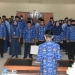 Bupati Gorontalo, Nelson Pomalingo mengambil sumpah sekagilus melantik 48 Pejabat Fungsional di Lingkungan Pemerintah Kabupaten Gorontalo di Aula Potombango BKPSDM, Senin (21/11/2022).