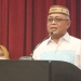 Wakil Ketua II Dewan Perwakilan Rakyat Daerah (DPRD) Provinsi Gorontalo, Sofyan Puhi memberikan sambutan pada rembuk pendidikan tahun 2022, Senin (12/12/2022).