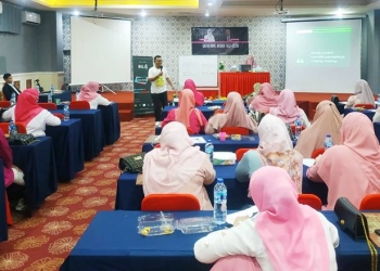 Gathering Akbar Reseller Fast Glow, di Elji Hotel, Sabtu malam 03/12/2022 (Yusuf/Gopos)