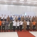 Peserta sekolah lapang gempa bumi yang diselenggarakan oleh BMKG Stasiun  Geofisika Gorontalo berpose bersama di sela kegiatan, Senin (12/12/2022) (istimewa)