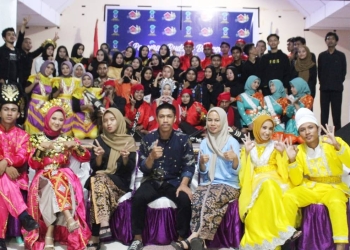 Peserta pameran budaya yang dilaksanakan oleh KMI-Balut di Provinsi Gorontalo (istimewa)