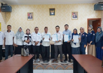 Penandatanganan kerja sama antara UNBITA Gorontalo dan Dinas Pendidikan Pohuwato, Rabu (21/12/2022) (istimewa)