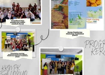 Kegiatan pencegahan stunting yang dilaksanakan oleh Mahasiswa program KKN-PK UNG angkatan I di Desa Lonuo, Kecamatan Tilongkabila (istimewa)