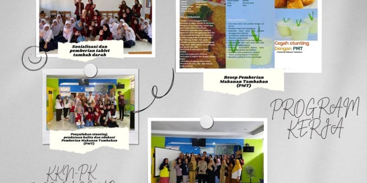 Kegiatan pencegahan stunting yang dilaksanakan oleh Mahasiswa program KKN-PK UNG angkatan I di Desa Lonuo, Kecamatan Tilongkabila (istimewa)