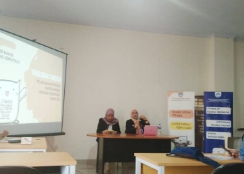 Taklimat media pelaksanaan program Kantor Bahasa Provinsi Gorontalo, Selasa (27/12/2022). (muhajir/gopos)