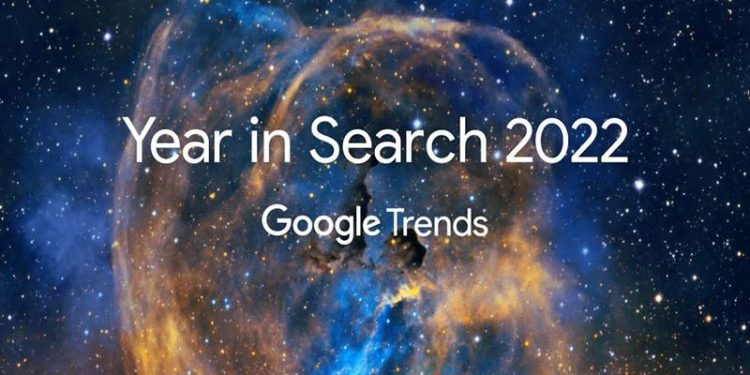 Ilustrasi Google Year in Search 2022. (Foto: Google Trends)