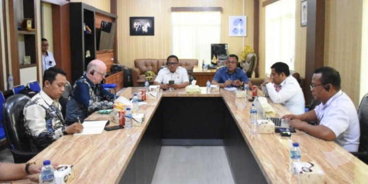 Dewan perwakilan Rakyat Daerah (DPRD) Kota Gorontalo mendapat kunjungaan dari Perwakilan Konsultan Bank Dunia untuk membahas Pendapatan Asli Daerah (PAD) dan Potensi Daerah di tahun 2023.