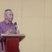 Ketua Umum PWI Pusat, Atal S Depari saat memberikan arahan di kegiatan Konferensi Provinsi sekaligus pelantikan pengurus PWI Gorontalo Periode 2023-2028, Selasa malam (24/1/2023). (Foto: Istimewa)