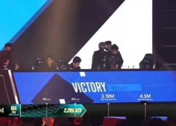 RRQ Hoshi menang 3-0 melawan Todak di M4 World Championship Mobile Legends, Minggu (8/1/2023). [Screenshot YouTube MPL ID]