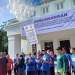 Wabup Merlan S. Uloli didampingi Sekda Ishak Ntoma, Forkopimda, Pimpinan OPD dan Instansi Vertikal saat mencanangkan HAY, Hari Patriotik 23 Januari, dan HUT Bone Bolango ke 20 Tahun di Halaman Kantor Bupati, Jumat (6/1/2023). (Foto Indra/Gopos))
