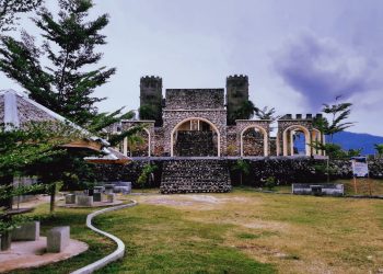 Benteng Ulantha yang menjadi iconik Kabupaten Bone Bolango. (Foto Wawan/Disparpora Bone Bolango)