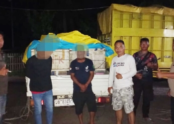 Kepolisian Sektor (Polsek) Popayato Barat berhasil mengamankan minuman keras (Miras) di Pos Perbatasan Provinsi Gorontalo dan Sulawesi Tengah Kamis, (05/1/2023)