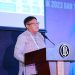 Kepala Perwakilan BI Gorontalo, Ronny Widijarto Purubaskoro saat menyampaikaan laporan perkembangan perekonomian Gorontalo Outlook 2023, Senin (17/1/2023). (dok. BI Gorontalo)