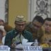 Sekertaris Daerah Kabupaten Gorontalo, Roni Sampir menyampaikan hasil evaluasi Anggaran Pendapatan Belanja Daerah (APBD) dan Anggaran Pendapatan Belanja Nasional (APBN) Triwulan ke IV tahun 2022 Kabupaten Gorontalo dalam Rakorev Penyerapan Anggaran APBD dan APBN Triwulan IV TA 2022 Tingkat Prov Gorontalo di Aula Kantor Gubernur Gorontalo, Selasa (31/1/2023). (Foto: Putra/Gopos)