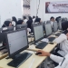 Sebanyak 1234 calon anggota Panitia Pemungutan Suara (PPS) Kabupaten Bone Bolango menjalani ujian tertulis. Pelaksanaan ujian bertempat di SMK Negeri 1 Kabupaten Bone Bolango, Senin (9/1/2023). (Foto: Dok. KPU Bone Bolango)
