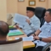 Wakil Ketua Dewan Perwakilan Rakyat Daerah (DPRD) Kabupaten Bone Bolango, Zainuddin Pedro Bau saat mengikuti rapat Forkopimda Kabupaten Bone Bolango, Selasa (10/1/2023). (Foto: Humas)