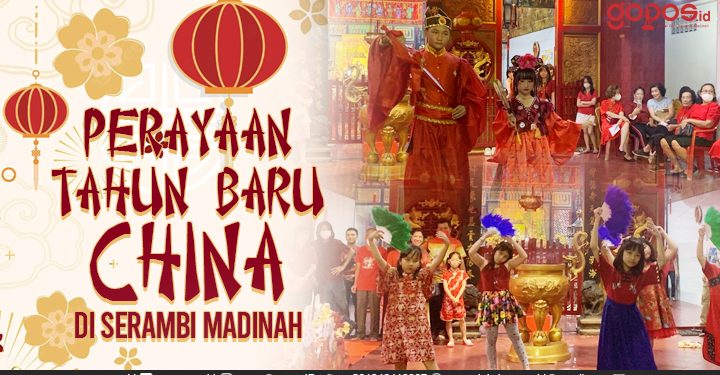 Perayaan tahun baru imlek di serambi madinah (Dok. Gopos.id)