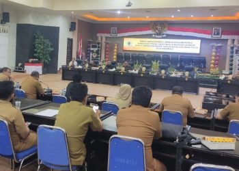 Rapat Komisi C, Dekot Gorontalo. Selasa (31/1/2022). Istimewa