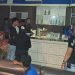Personel Polresta Gorontalo Kota mengamankan puluhan botol minuman beralkohol.