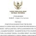Surat penetapan timsel calon anggota KPU Provinsi Gorontalo (istimewa)