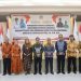 Penyambutan Pejabat Baru Komandan Korem 133/Nani Wartabone, Brigjen TNI Totok Sulistyono oleh Forkopimda Provinsi Gorontalo, Selasa (3/1/2023). (hms/deprov)