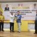 Penyambutan Gubernur Prefektur Ehime, Jepang, Tokihiro Nakamura, bersama rombongan di aula rumah jabatan Gubernur Gorontalo, Rabu (18/1/2023). (istimewa)