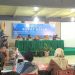 Rektor UNBITA Gorontalo, Dr. Ellys Rachman memberikan sambutan pada raker UNBITA Gorontalo, Selasa (24/1/2023) (muhajir/gopos)