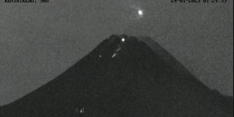 Foto: Tangkapan Layar Instagram/merapi_uncover