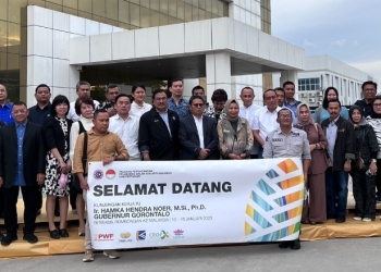 Pertemuan Penjabat Gubernur Gorontalo dengan salah satu pabrik pakan ternak terbesar di Malaysia PWF SDN BHD.
