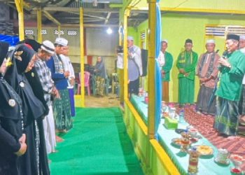Bupati Gorontalo, Nelson Pomalingo Menghadiri Kegiatan Pengukuhan Pengurus Balai Nihayatul Ihsan sekaligus Peresmian Posko MPTT, Di Desa Tombulilato Kecamatan Atinggola Kabupaten Gorontalo Utara, Sabtu 04/02/2023 (Foto: Istimewa)