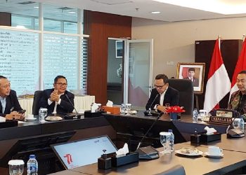 Marten Taha saat audiens dengan Lembaga Kebijakan Pengadaan Barang/Jasa Pemerintah (LKPP) di Jakarta, Rabu (8/2/2023).