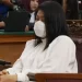 Putri Candrawathi di ruang sidang PN Jakarta Selatan. (Suara.com)